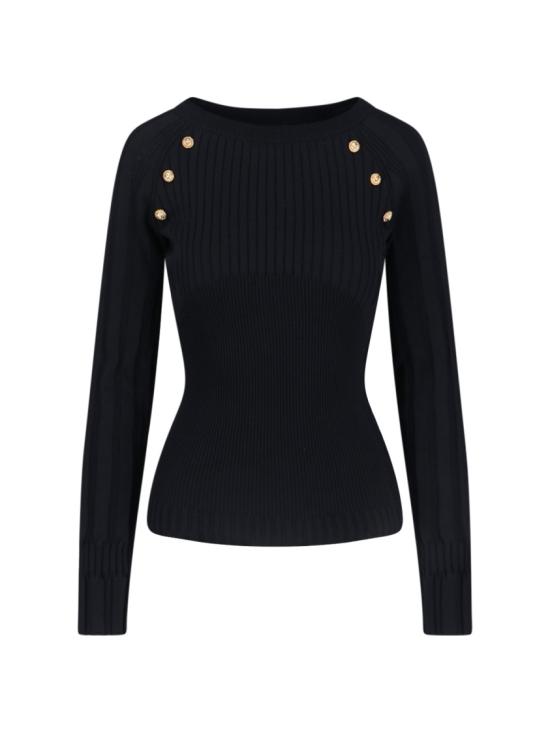 BALMAIN Women Knitwear GF1ARA60KJ450PA Black
