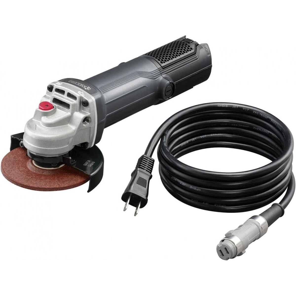 京セラ 旧リョービ ディスクグラインダー 脱着式コード付き RG1064 φ56mm 最大出力1260W