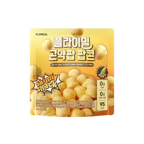 フライミル 糖ゼロこんにゃくポップス ポップコーン コンソメ味 20g x12個