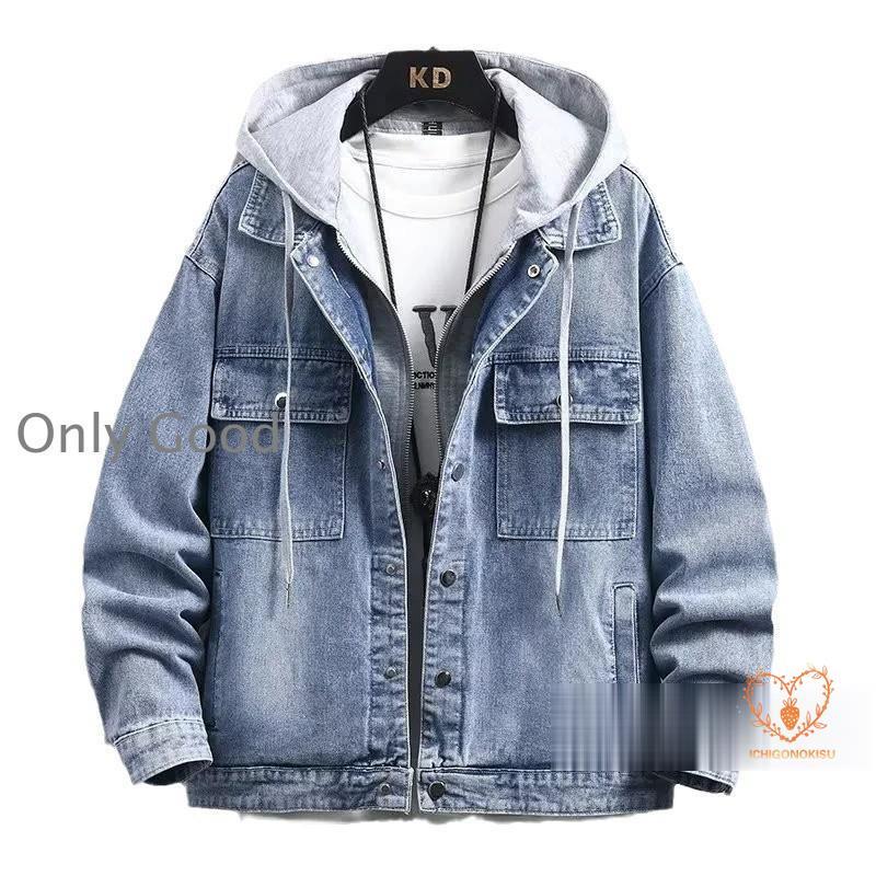 秋冬新作 ジャケット メンズ デニムジャケット フード付き カジュアル Gジャン 秋 春 トップ アウター ミリタリー 2025 おしゃれジャケット メンズ デニムジャケット