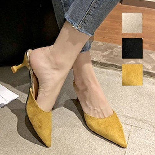 新作入荷 のファッションサンダル パンプス 痛くない 疲れない 歩きやすい サンダル美脚 ヒール 6cm おしゃれな ポインテッドトゥ ピンヒール パンプス お出か kanxia24043