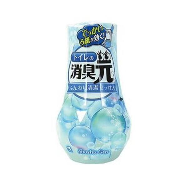 （まとめ）小林製薬 トイレの消臭元ふんわり清潔せっけん 400ml 1セット（5個）[x10セット]