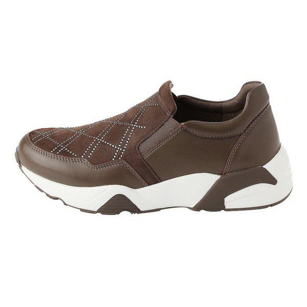 軽量クッションUP女性スニーカー スリッポン 2XWS94XY_GN