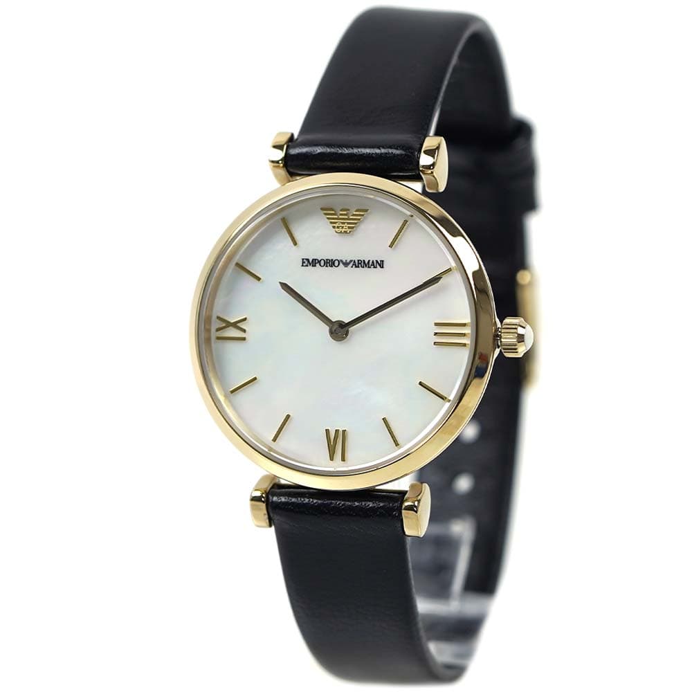 エンポリオアルマーニ 腕時計 レディース ブラック EMPORIO ARMANI AR1910