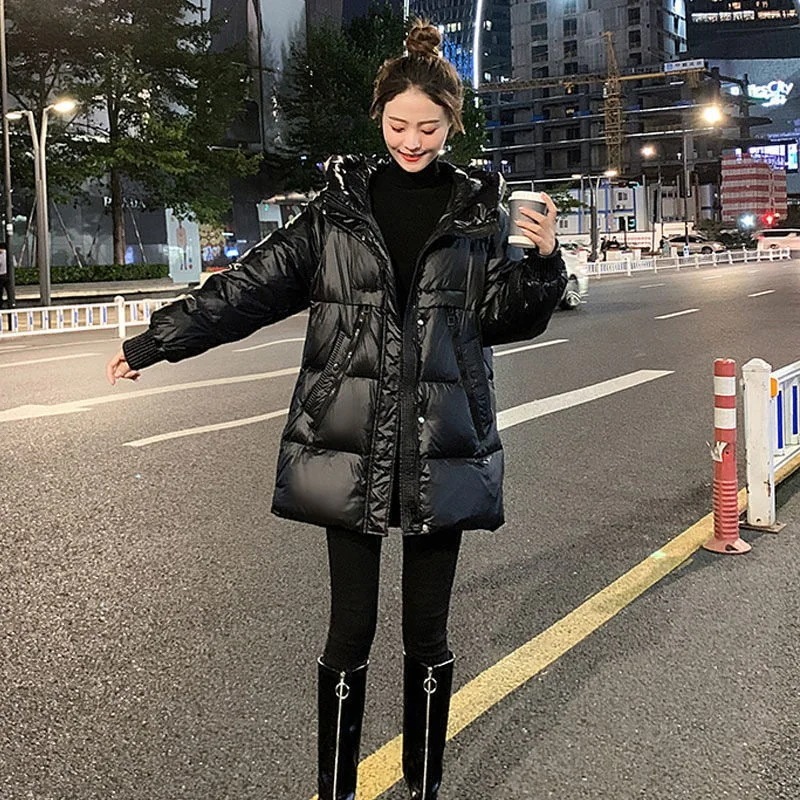ダウンジャケット冬韓国ファッションコートジャケット 暖かい厚手コートアウター 防寒 ダウンコート/大きいサイズキルティングアウター 5,468円