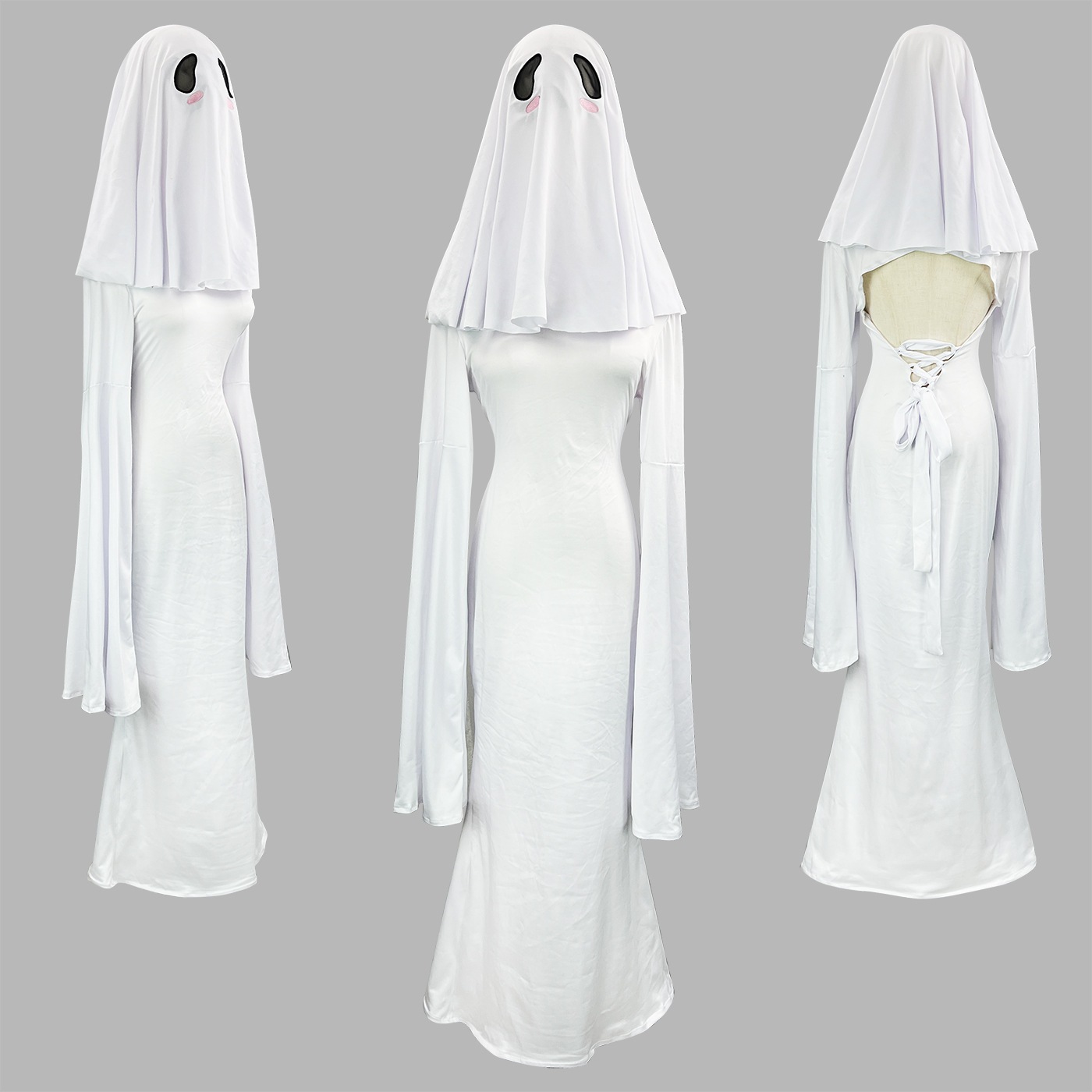 幽霊娘cos服杏子夫人と同じかわいい鬼ワンピース女性コスプレハロウィーン舞台コスチューム