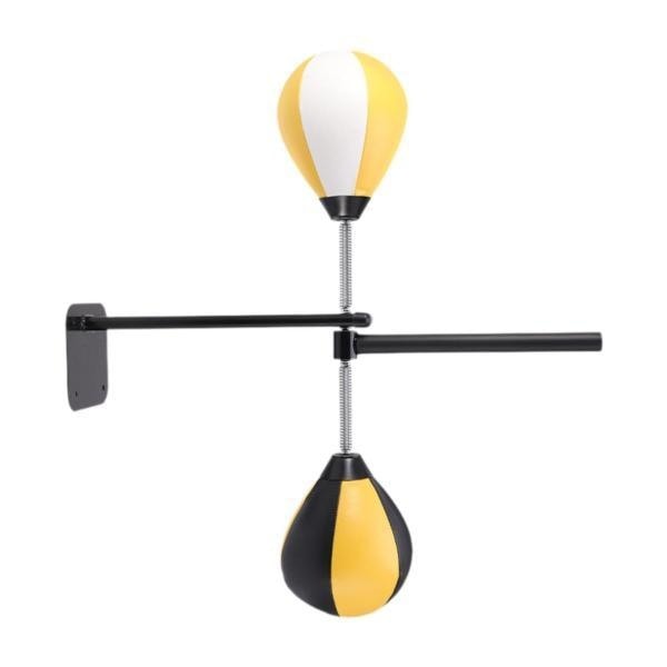 ボクシングバー 高さ調節可能 フィットネス 壁掛け MMA スピードトレーナー イエロー