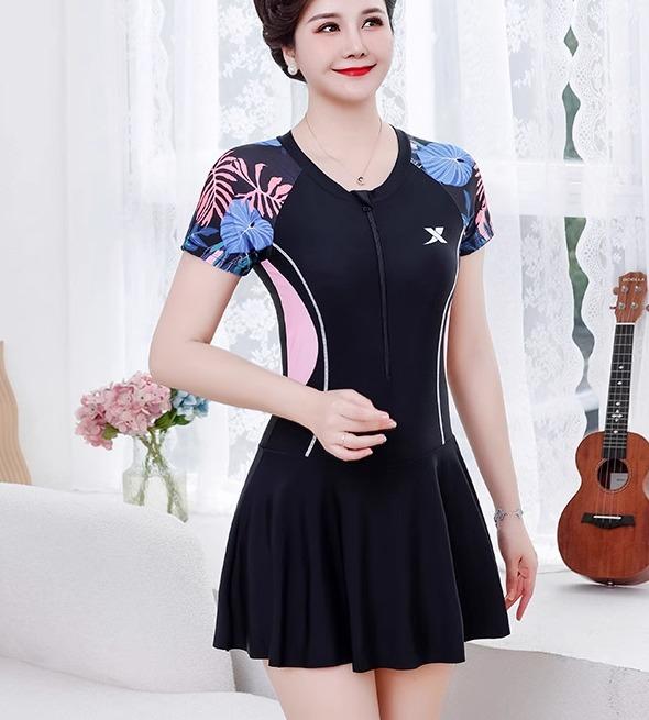 ワンピース 水着 カジュアル スイムウェア レディース 夏冬 海 プール リゾート レジャー 体型カバー 温泉 海水浴