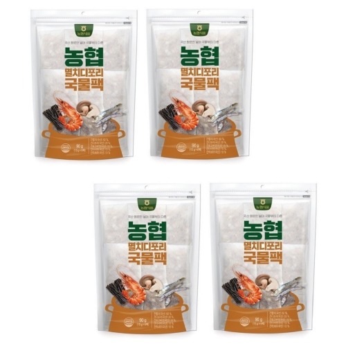 農協食品 国産 農協 アンチョビ ディポリ スープパック 15g 6口 4個 手軽なおいしいスープ スープ料理 국チゲ料理キャンプ