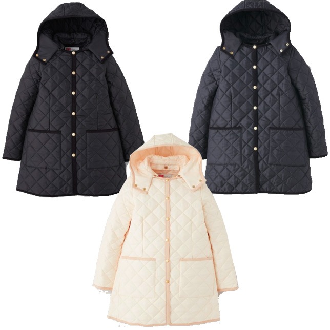 レディース アークリー フード キルティングジャケット