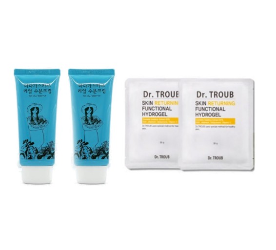 (1+1) マダガスカル リアル水分クリーム 80g / 2024年1月製造 / マスクパック2枚贈呈