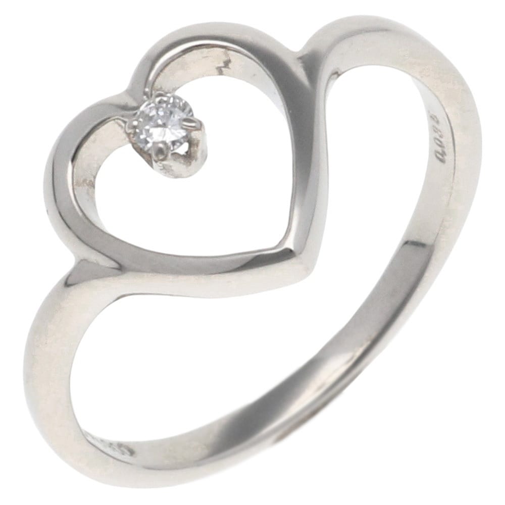 ミキモト リング 指輪 9.5号 Pt900プラチナ ダイヤモンド MIKIMOTO