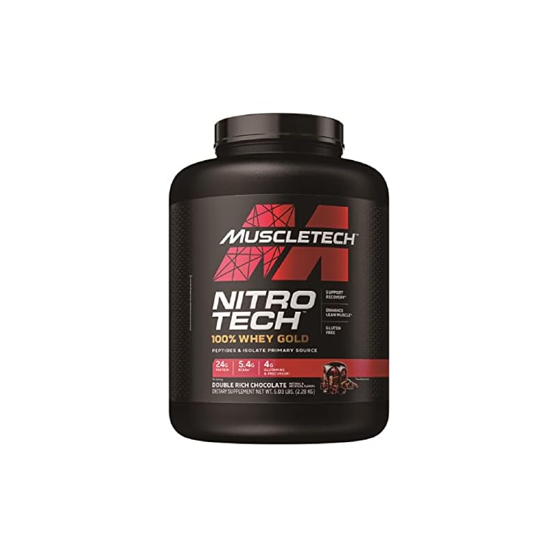 【国内正規品】Muscletech(マッスルテック) ニトロテック 100%WHEY GOLD ホエイゴールド ダブルリッチチョコレート 2.27kg