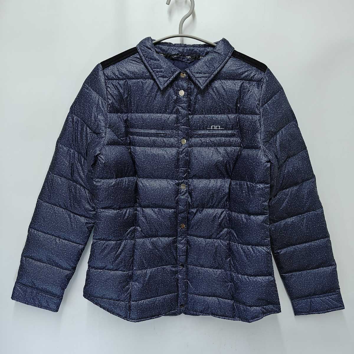 【中古・未使用品】Alessandro Albanese PLATINUM Mantova Padded ライディング ダウンジャケット M ネイビー レディース 乗馬 馬術