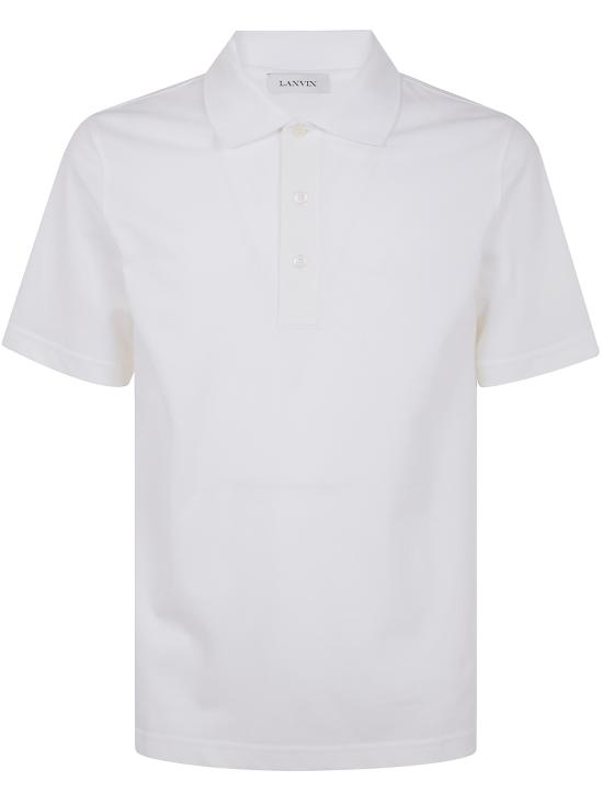 LANVIN Men Polo Shirts RM PL0111 J011 P25 01 OPTIC WHITE