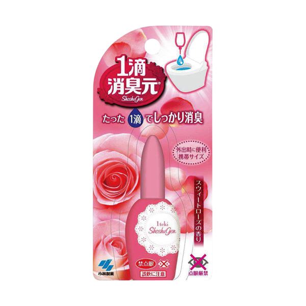 （まとめ）小林製薬 1滴消臭元スウィートローズの香り 20ml 1個(×20セット)