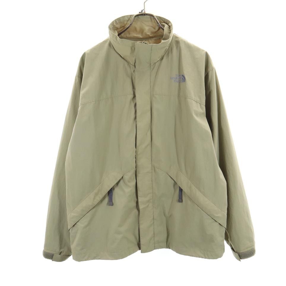 NP11508 アウトドア アースリー ナイロンジャケット M ベージュ 裏メッシュ地 メンズ