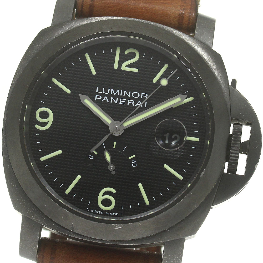 パネライ PANERAI PAM00028 ルミノール パワーリザーブ 世界1000本限定 自動巻き メンズ _840397【中古】