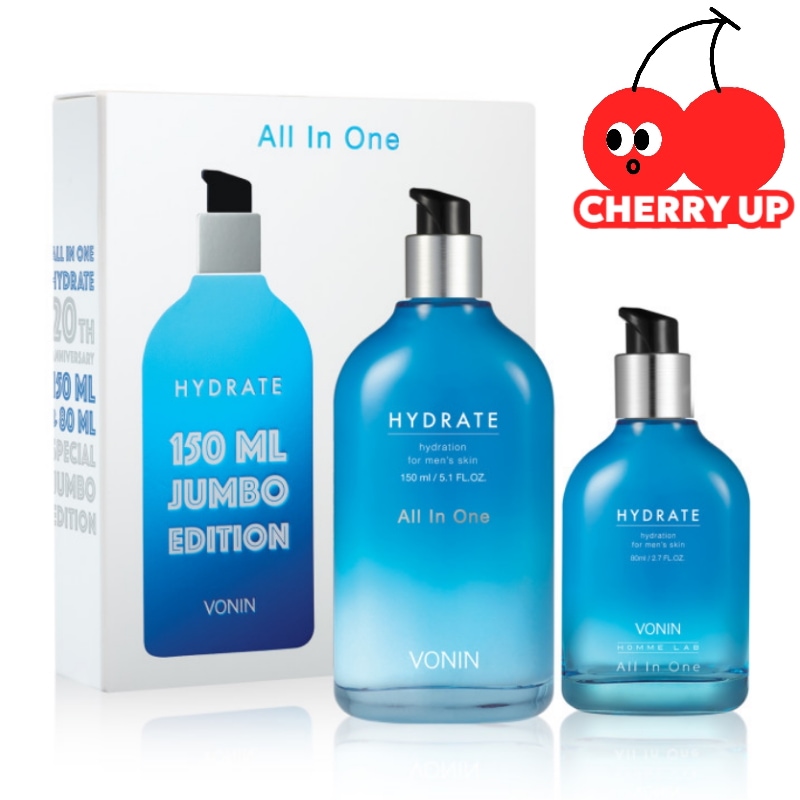 【ギフトセット】オールインワンハイドレート 150mL＋80mL セットメンズスキンケア 高保湿 韓国コスメ オールインワンジェル 簡単ケア うるおい 敏感肌 乾燥肌 化粧水 美容液 乳液 プレゼント