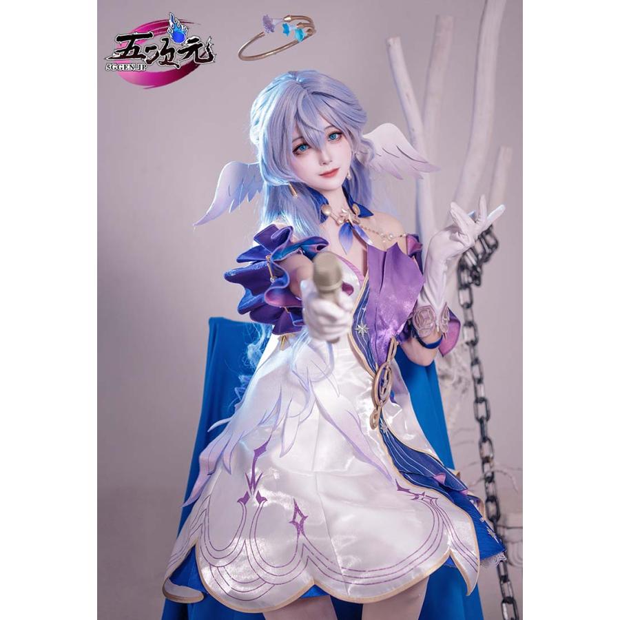 五次元 基萌 崩壊スターレイル コスプレ 崩スタ ロビン 衣装 ウィッグ