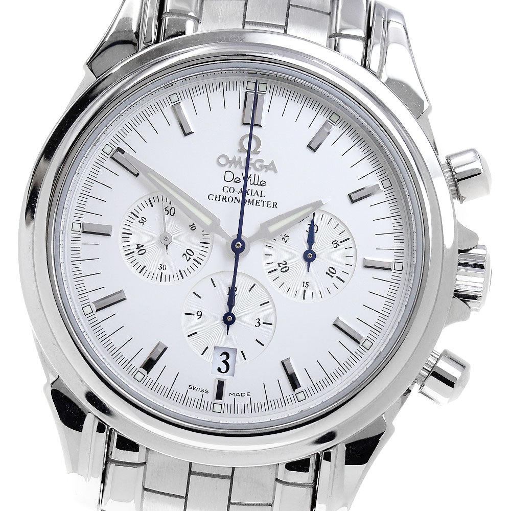 オメガ OMEGA 4541.31 デ・ヴィル　コーアクシャル クロノグラフ 自動巻き メンズ 美品 保証書付き_840833【中古】