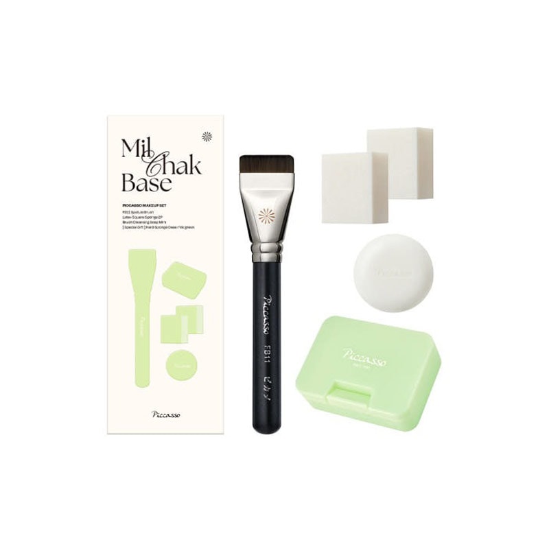 FB11 密着ベースメイク企画セット / FB11＋ラテックススポンジ2個＋スポンジケース＋ミニソープ /