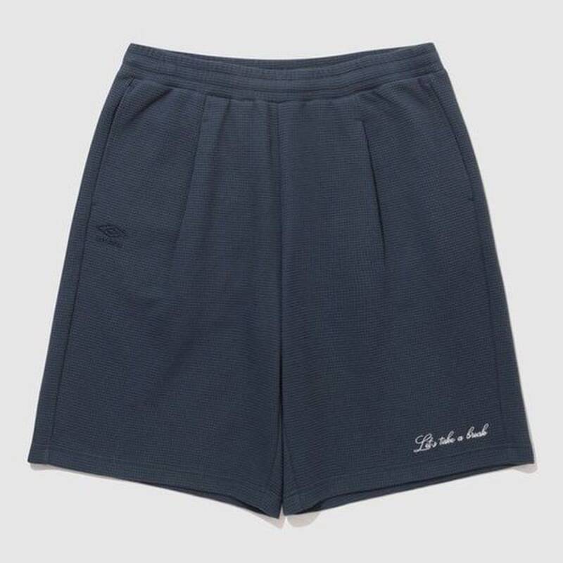 アンブロ UMBRO [25 SS] レイトチェックアウト ワッフル 5.5分丈 バーミューダパンツ UQ221CHP47 197174