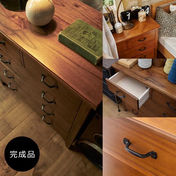 チェスト 木製 おしゃれ 北欧 完成品 引き出し 引出し たんす タンス 箪笥 ビンテージ風 レトロ 天然木製 半屋外 木目 ナチュラル カントリー