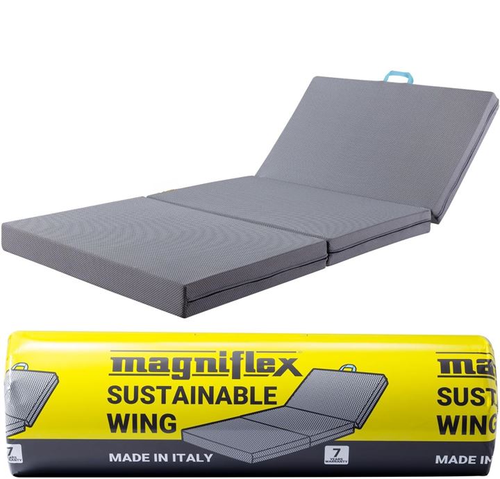 サステナブルウィング 日本用三つ折り高反発マットレス シングル 10cm 硬め 畳める 運べる ソファーになる( 04.サステナブルウィング (プラチナ ), A:シングル) 26,460円