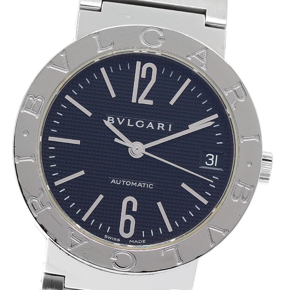 ブルガリ BVLGARI BB33SS ブルガリブルガリ デイト クォーツ メンズ 保証書付き_883389【中古】