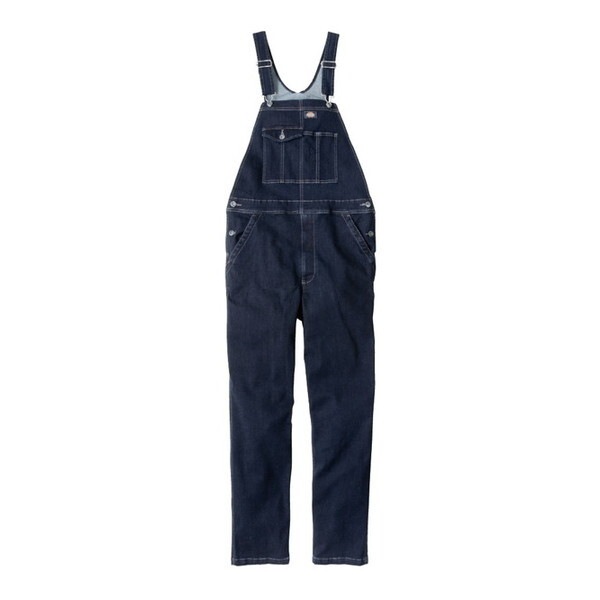 D689 INDIGO XXL ストレッチシルキーデニム オーバーオール