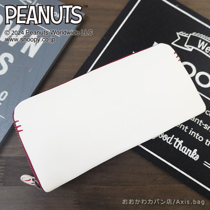 ピーナッツ PEANUTS スヌーピー SNOOPY ラウンドファスナー長財布 BALL 73036 正規取扱店