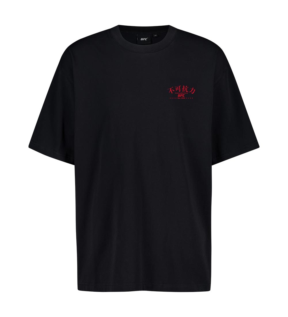 UFC 불가항력 릴렉스핏 반팔 티셔츠 블랙 U2SSV3320BK