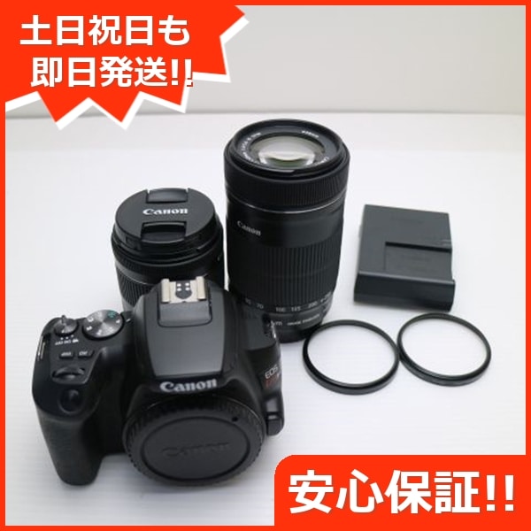 新品同様 EOS Kiss X10 ダブルズームキット ブラック デジタル一眼レフ 22