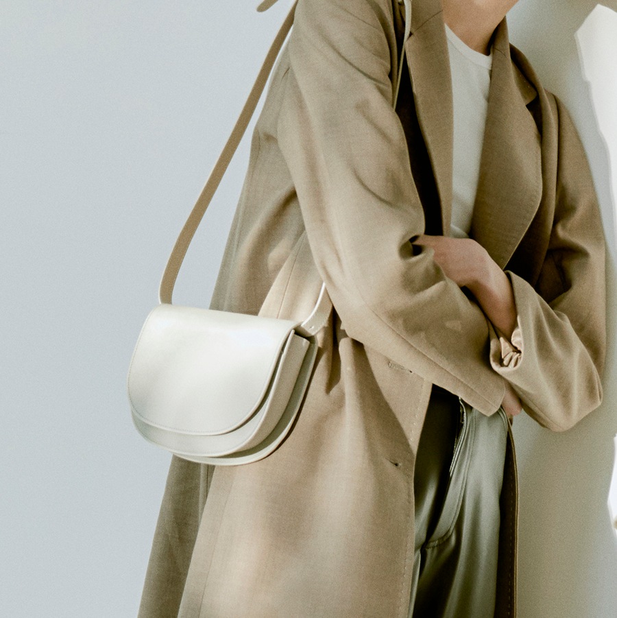 ELBATEGEV]韓国の人気elba mini bag - Pale Stone