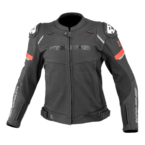 バイク用 春夏 LJ-539 Rスペックスポーツレザージャケット ブラック メンズ Mサイズ LJ-539/BLACK/M