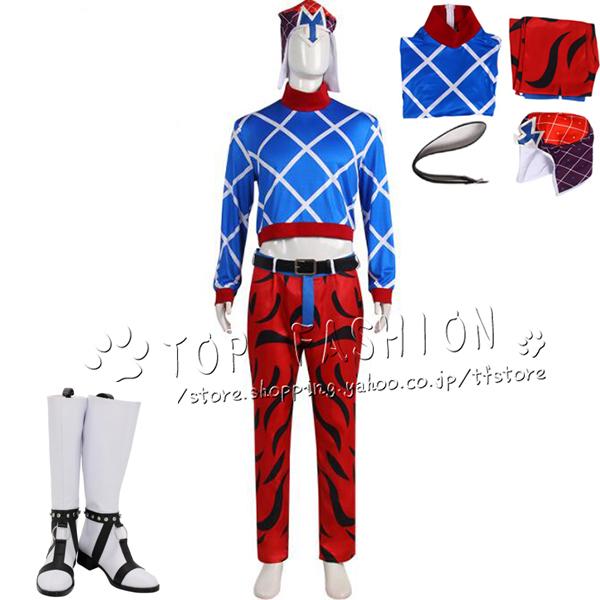 【品質良い 大好評中】ジョジョの奇妙な冒険 黄金の風 グイード・ミスタ コスプレ衣装 cosplay イベント アニメ コスチューム 変装 アニメ ハロウィン仮装（靴 追加 ）