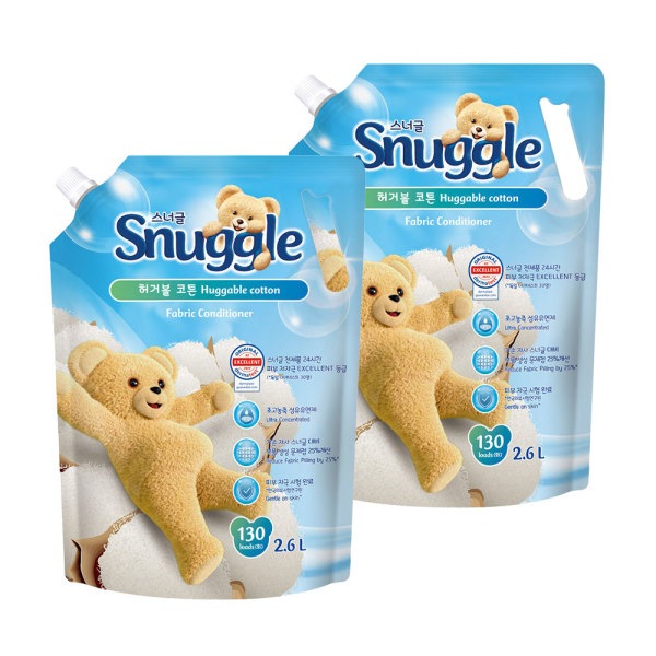 スナグル 柔軟剤 ハガブルコットン 詰め替え 2.6L 2個 5,104円