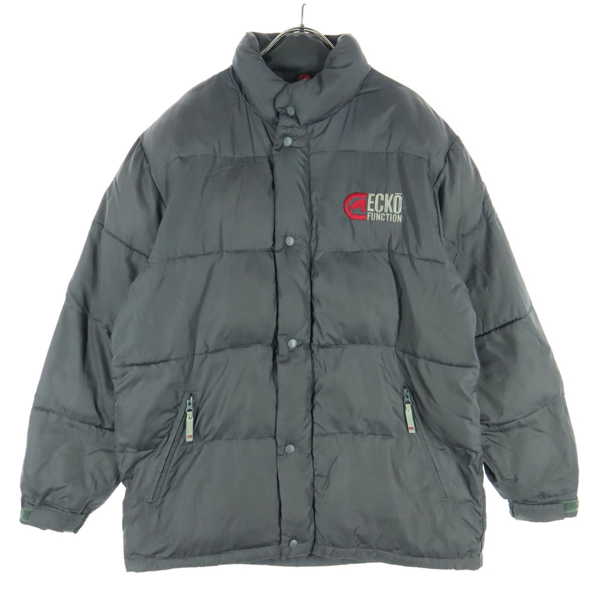 ECKOFUNCTION エコーファンクション 長袖 ダウンジャケット L グレー メンズ 古着