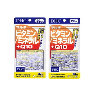 マルチビタミン/ミネラル+Ｑ10 DHC 20日分（100粒） 2個セット メール便