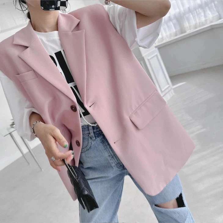 スーツ ベスト レディース 春 秋 トップス ノースリーブ スーツベスト レトロ 通勤 オフィス ビジネス OL オフィスカジュアル フォーマル パーティー 二次会 お洒落 きれいめ 韓国ファッシ