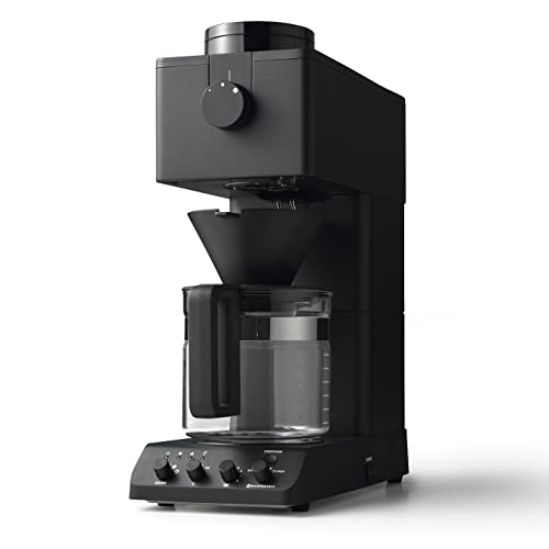 ツインバード コーヒーメーカー 全自動 ミル付き 豆から 6杯用 臼式 蒸らし 湯温調節 燕三条 ブラック 黒 CM-D465B 35,596円