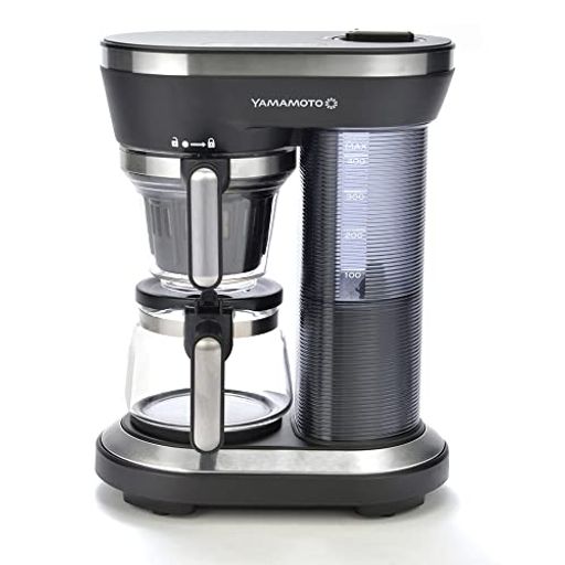 山本電気 全自動コーヒーメーカー ドリップ式 ミル付き 450ML 1杯-2杯用 ステンレスフィルター 95度高温抽出 YS0005BK ブラック 8,906円