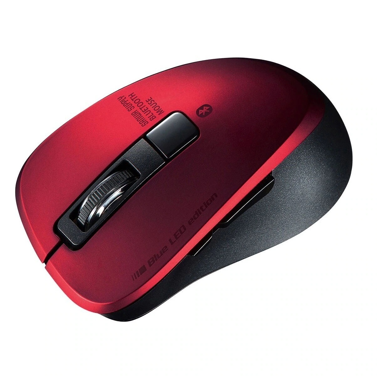 MA-BTBL155R [レッド]5ボタンBluetoothブルーLEDマウス