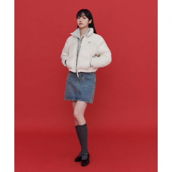 デニムミニスカート インディゴ ミディアム