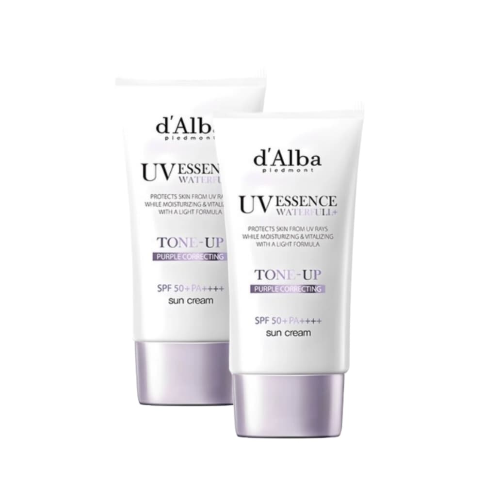 ウォータープルーフ パープル トーンアップ 日焼け止め SPF50+ PA++++ 50ml 2個