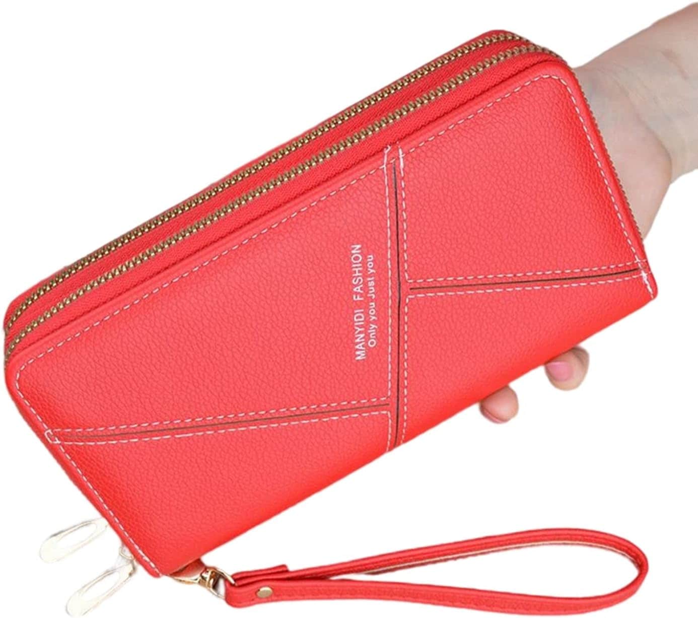 【20%OFFクーポン】長財布 大人 レディース 英字柄 ファスナー 大きい 財布 多機能 お手頃 使いやすい 中仕切り有り 大容量 カード入れ スマホ入れ可 レシートと小銭 ウォレット シンプル お 7,216円