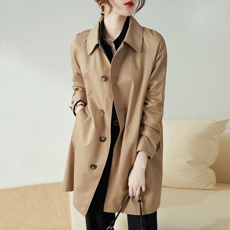 カジュアルジャケット 長袖ジャケット ルーズシルエット トップス アウター コート ジャケット 上着 ロングコート ロング丈 袖あり ボリューム袖 Vネック 襟付き スリム Aライン スマート