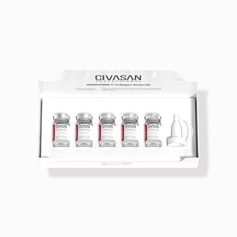 【韓国皮膚科使用】バロコビンコラーゲンアンプルキット(5mlx5ea) 12時間持続吸収/美白/毛穴/弾力/しわ+サンプル追加贈呈