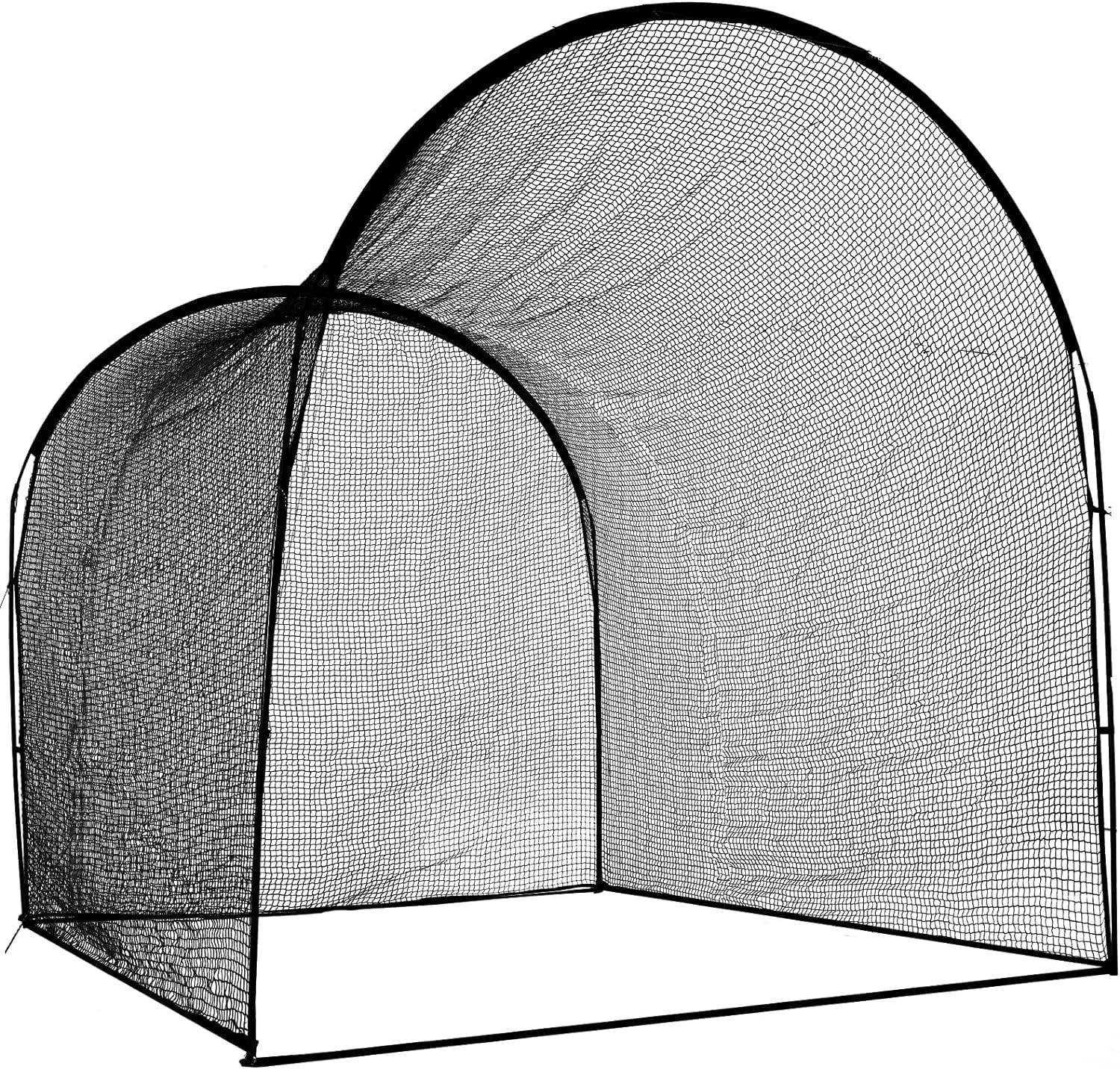 PGL 野球ネット 野球練習用ネット 野球バッティングケージ 野球バッティング練習用 打撃 防球 多目的 飛散防止 軟式 硬式 室内 屋外 園庭 公園 3×3×4m